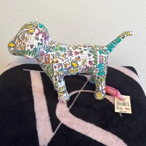 Pink mini dog, graffiti print- new with tags- year 2008